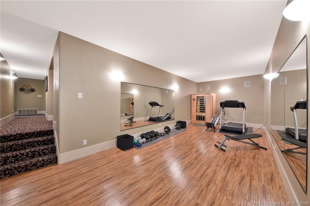 View of exercise room