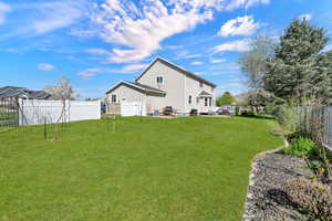 .35 of an acrea with newly planted fruit trees