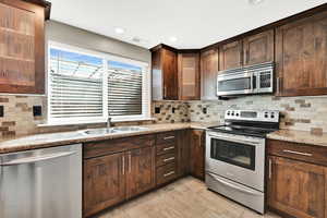 Fully functioning kitchen in the basement