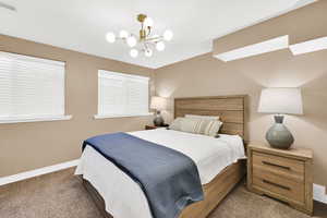 Bedroom in the basement