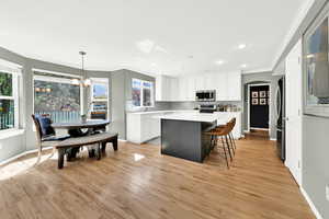 Refurbished hardwood flooring