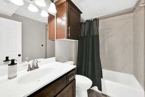 Full bathroom in the basement