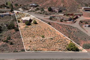 Aerial view of property.