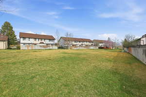 Huge Open Grass Area Off of Back Patio