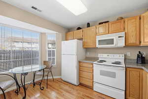 Kitchen with Views of Patio & Mountains