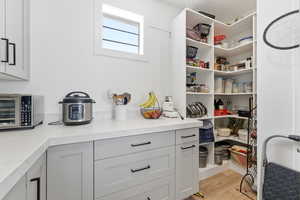 View of storage area