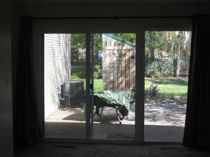 View of doorway to outside