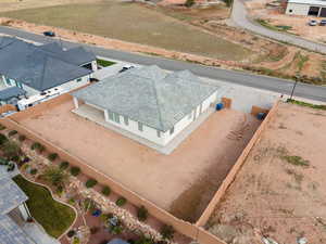 View from above of property