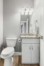 Half Bath by Living Area