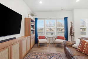 Living area with natural light.