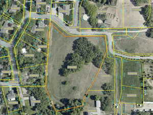 Map of property location with property parcel outlined