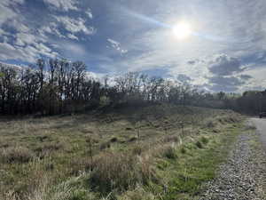 View of undeveloped land featuring rural landscape