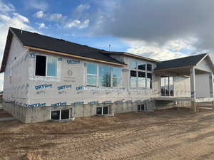 Rear view of property