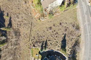 View from above of property