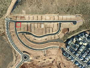 Lot 352 outlined location on map of the newest phase of North Slope at Copper Rock.