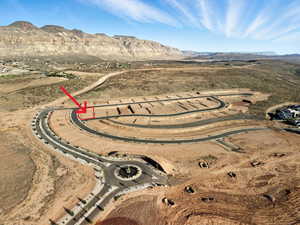 Aerial view of property's location