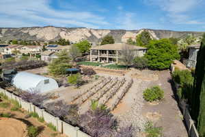 View of mountain background
