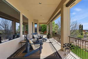 View of patio