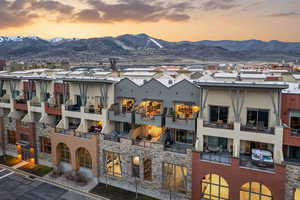 View of property featuring a mountain view