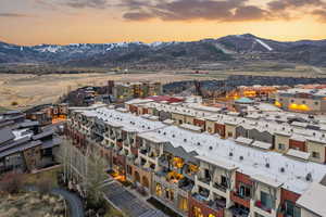 Aerial view of mountains