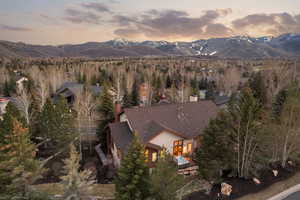 View of mountain background