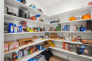 View of storage area