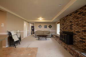 Second room in basement could be used as family room or bedroom