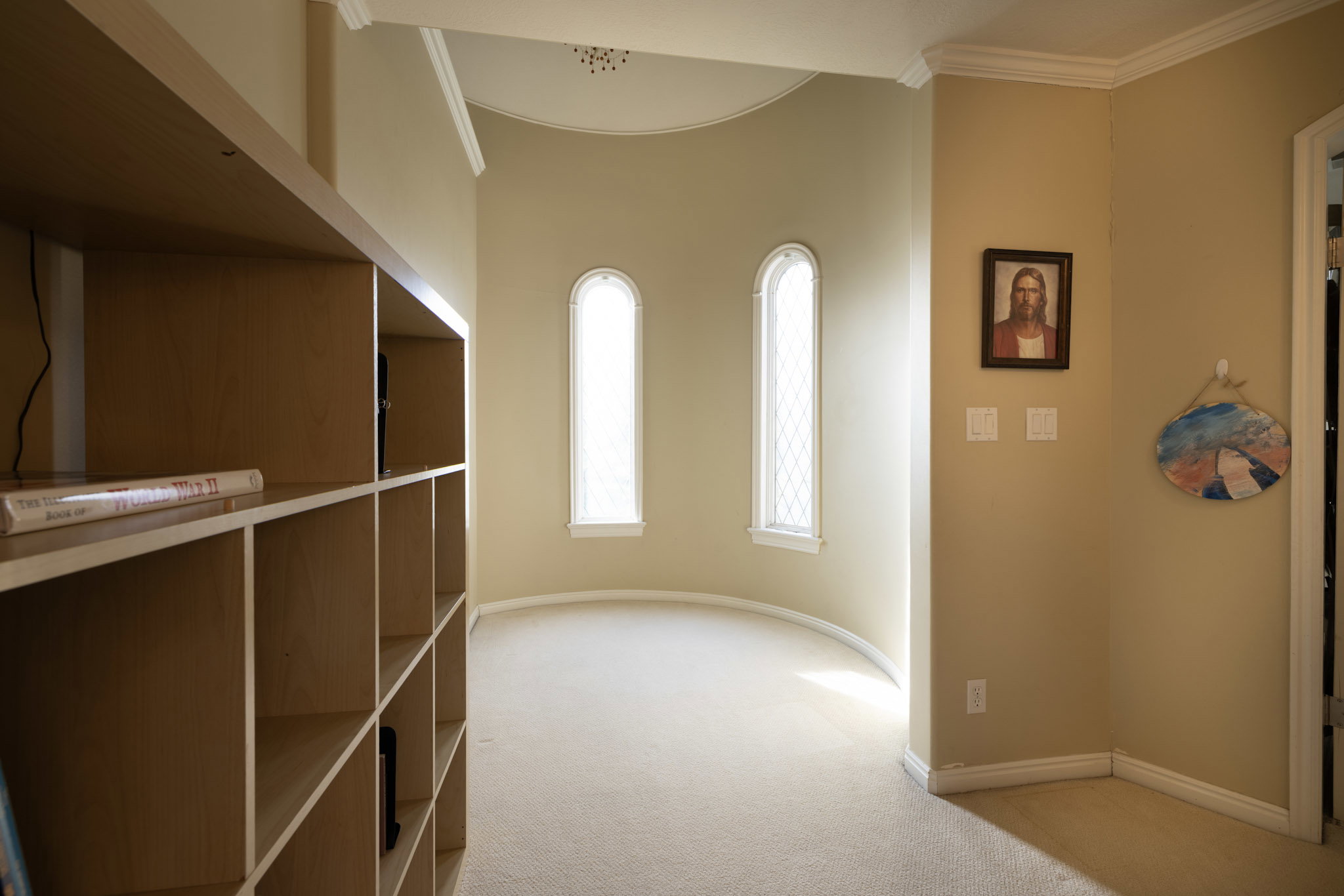 Turret area with fun windows