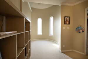 Turret area with fun windows