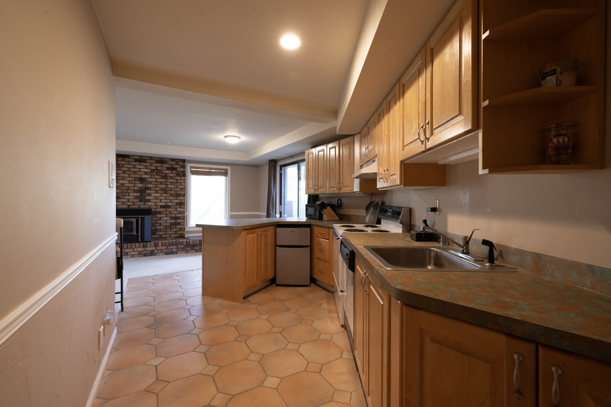 Basement kitchen