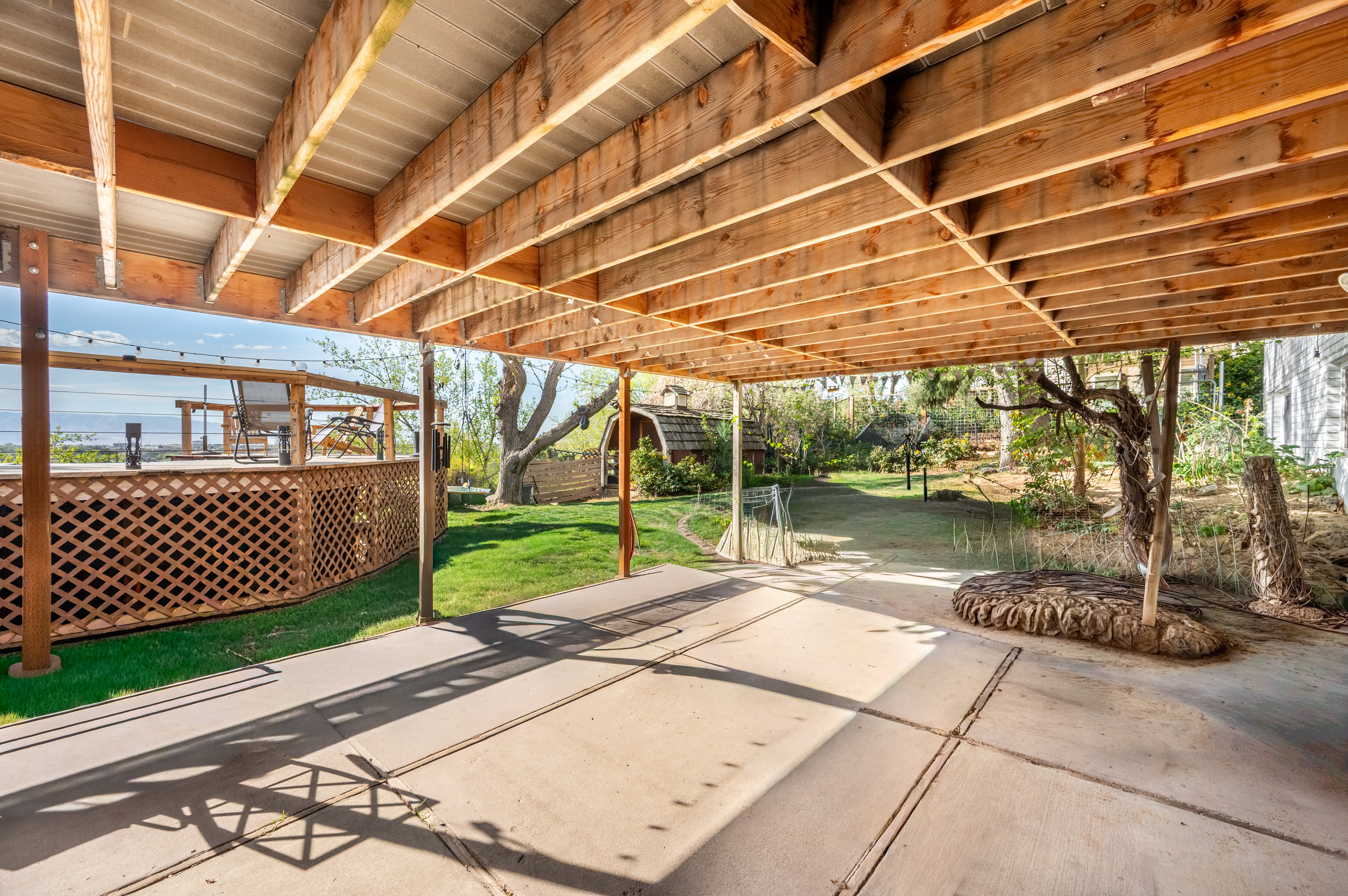 View of patio