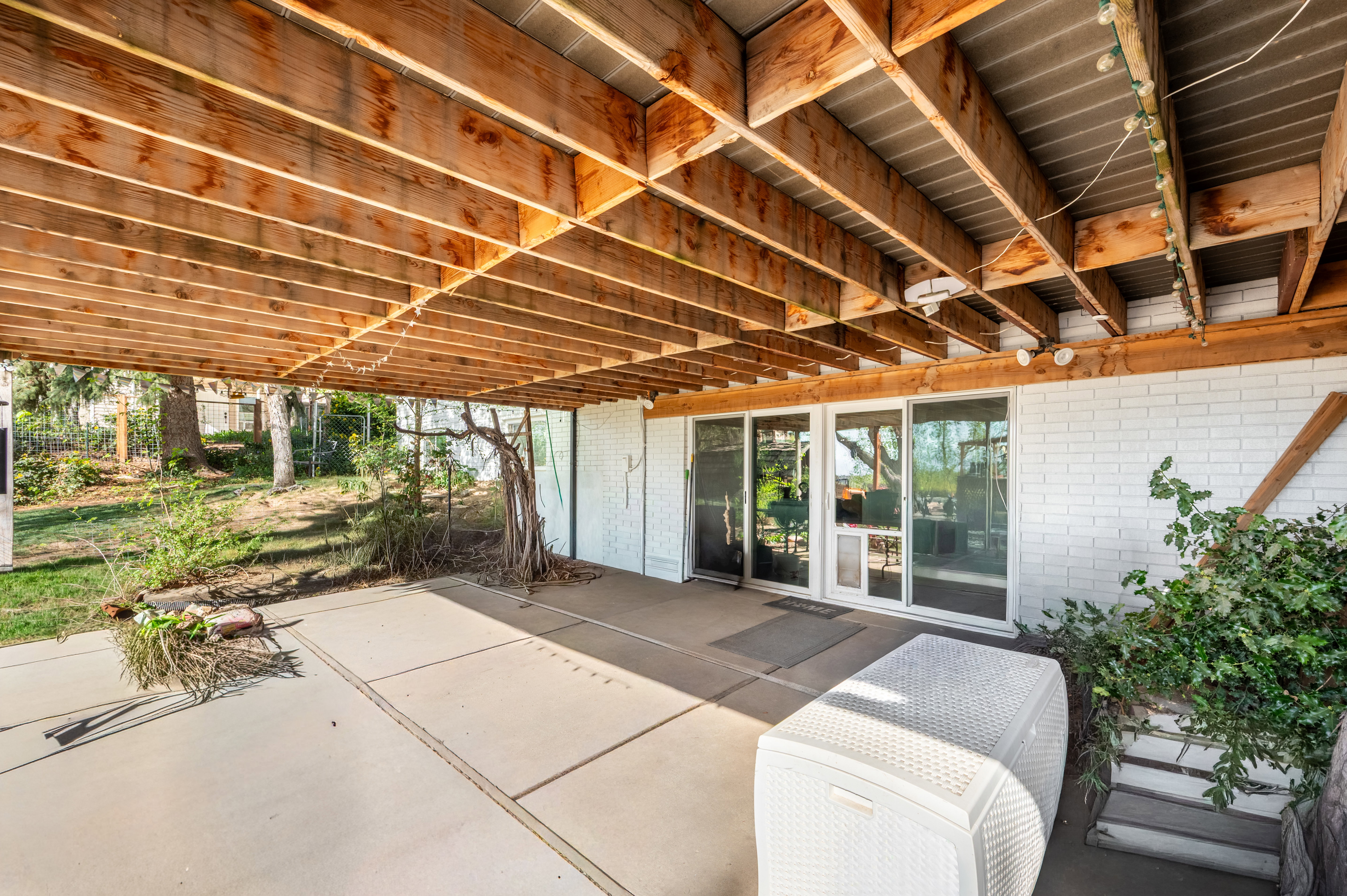 View of patio