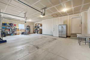 3 car garage with automatic opener