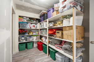 View of storage area