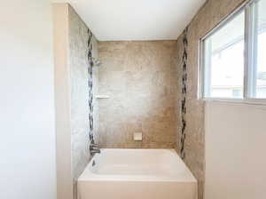 Full bathroom featuring shower / bath combination