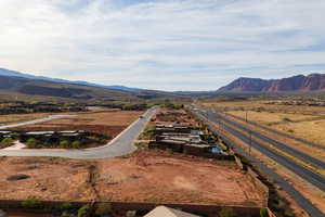 Aerial view of mountains