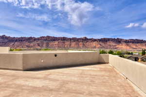 Rooftop deck with incredible views