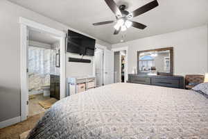 Owner's suite featuring attached full bathroom, lots of natural light, and walk in closet.