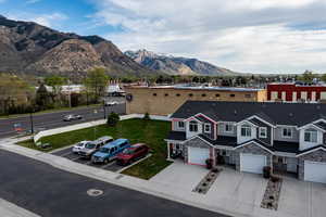 View of Townhomes and mountains.