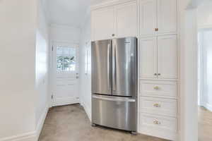 Outside access through kit hen