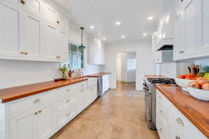 Butcher block countertops