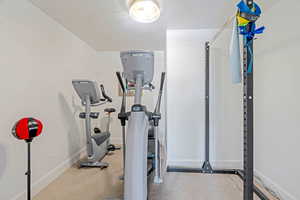Workout area