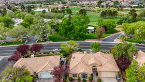 Private backyard setting with views toward Southgate Golf Club