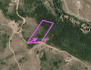 Map / location featuring property parcel outlined