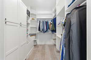 2nd walk-in closet in primary bathroom