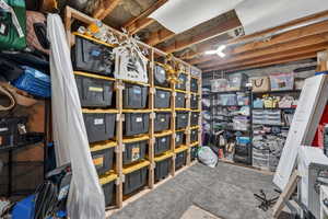 View of storage area