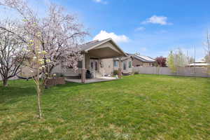 Back of house featuring a patio area and entry steps