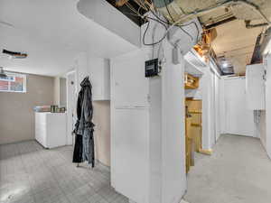 Below grade area with baseboards