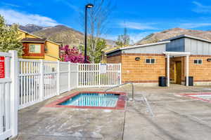 View of hot tub (there is a second pool as well on other side of community)