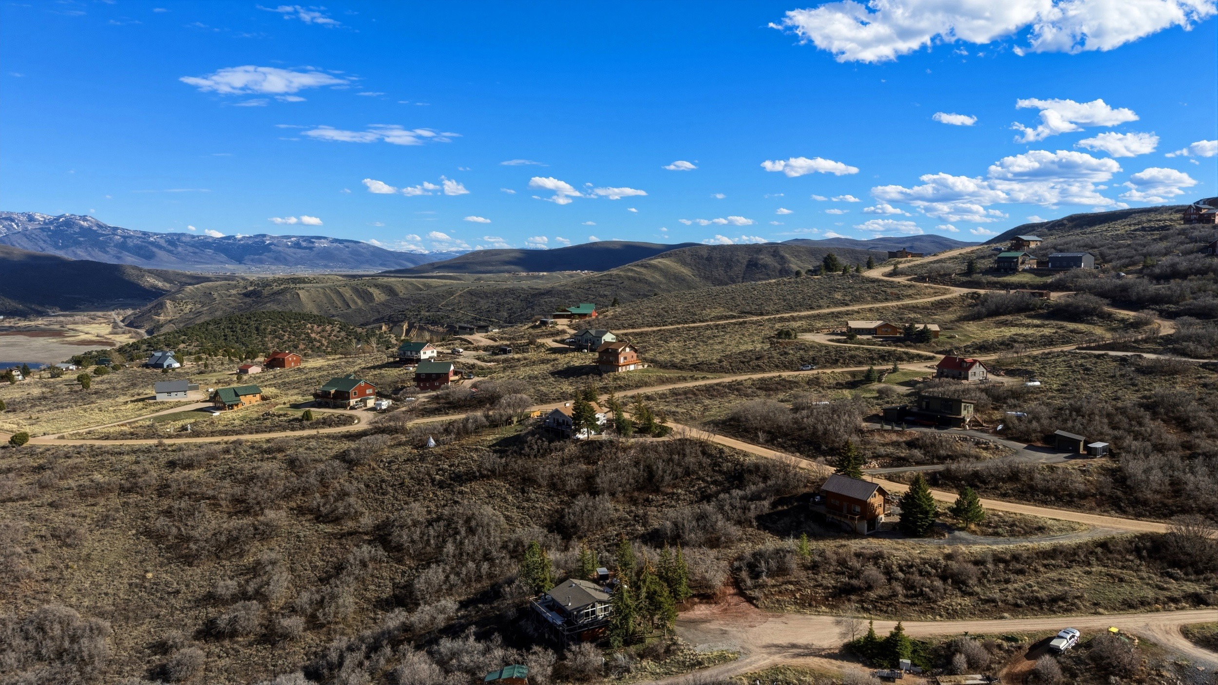 View of mountain background